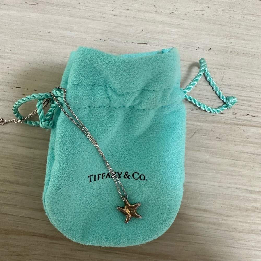 Tiffany & Co. Starfish Necklace with Pouch